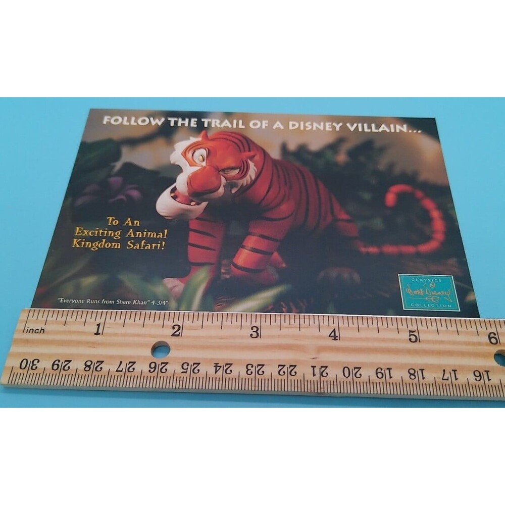 WDCC Disney Villain Postcard | Shere Khan The Jungle Book | 6x4 | NEW